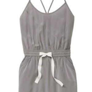 Wilfred Grey Silk Romper xs